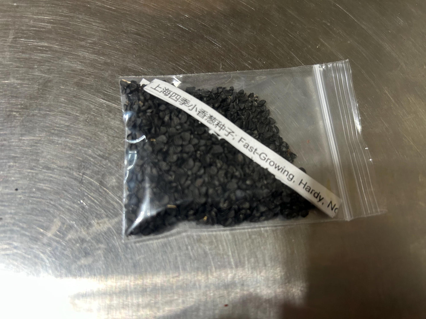 Shanghai Four Seasons Scallion Seeds / 上海四季小香葱种子; Fast-Growing, Hardy, Non-Bulbing Green Onion for Year-Round Harvest, Hundreds of Seeds