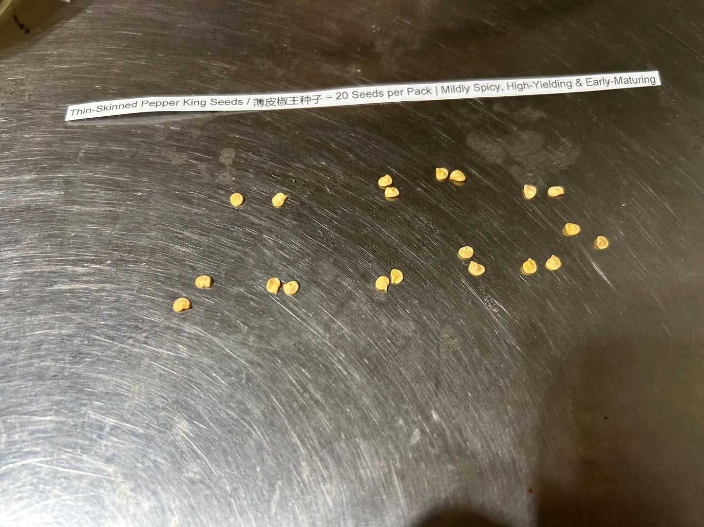 Thin-Skinned Pepper King Seeds / 薄皮椒王种子 – 20 Seeds per Pack | Mildly Spicy, High-Yielding & Early-Maturing